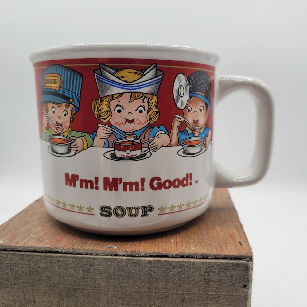 Vintage 1993 Mm Mm Good! Campbell‎ Soup Ceramic Mug Kids By Westwood 14oz